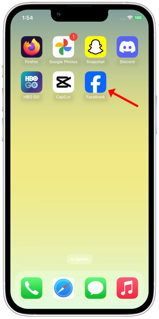 Facebook Not Working On iPhone 11? Here's The Fix 9 tap and hold facebook