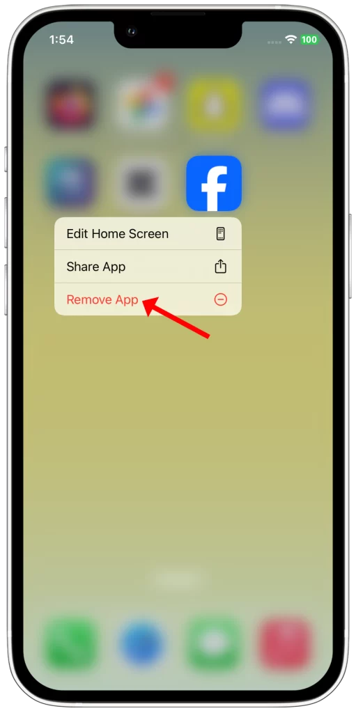tap remove app