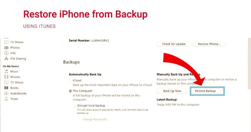 restore iphone 11 from backup