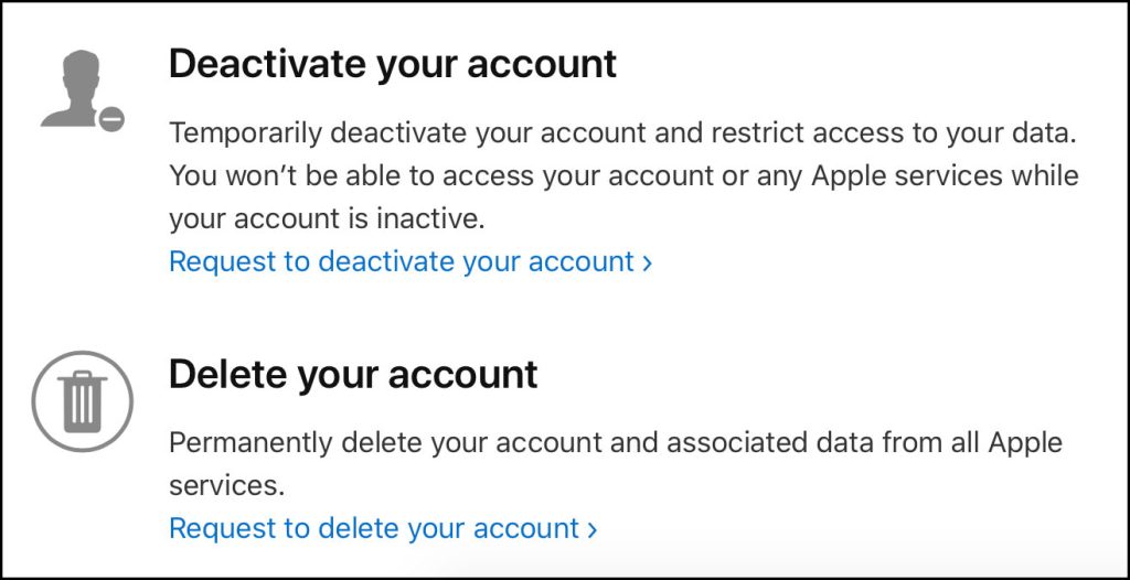 How to delete your iCloud account