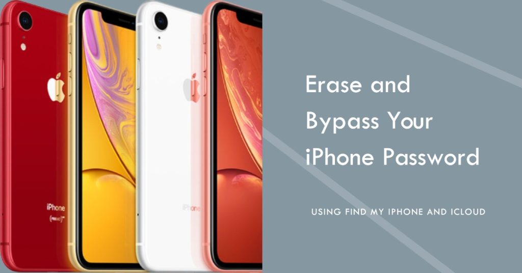 Use Find My iPhone to erase and bypass password through iCloud