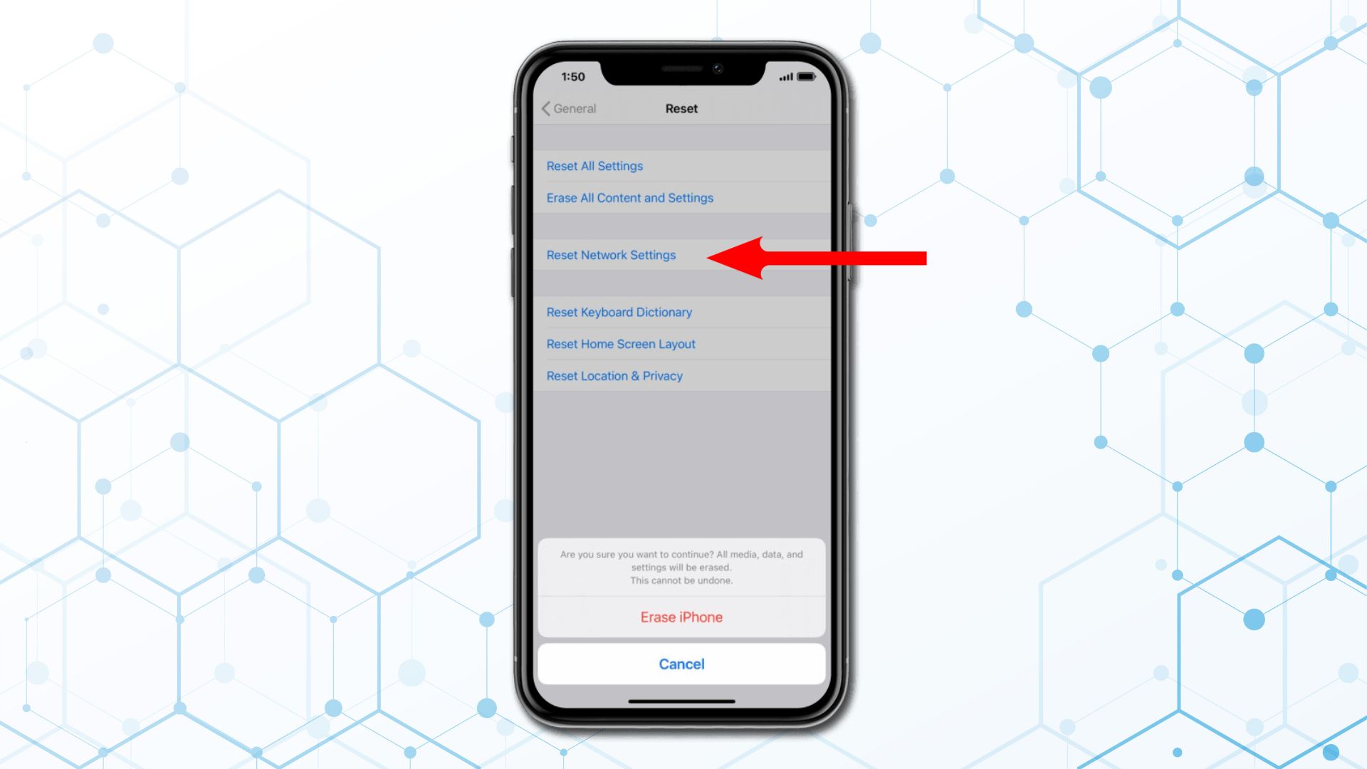 Reset Your iPhone Network Settings