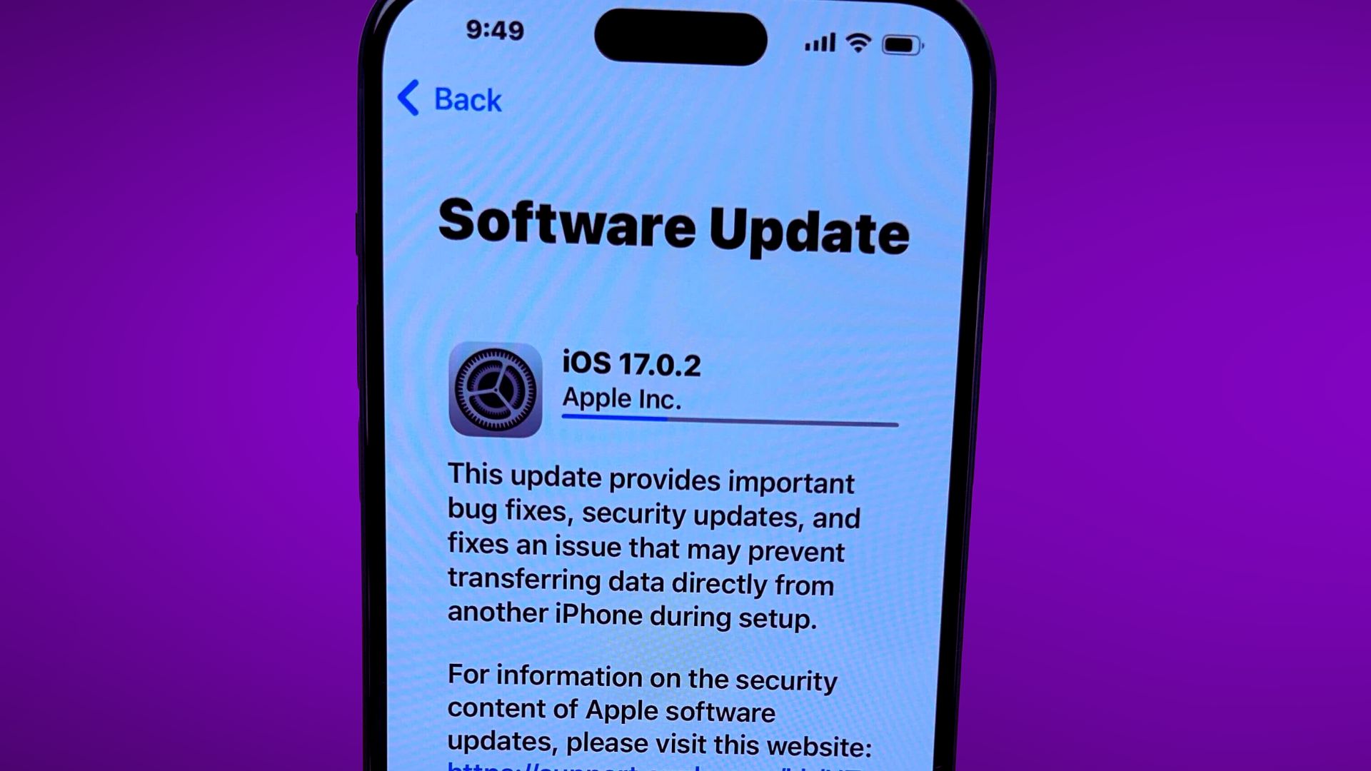 Update iOS Software