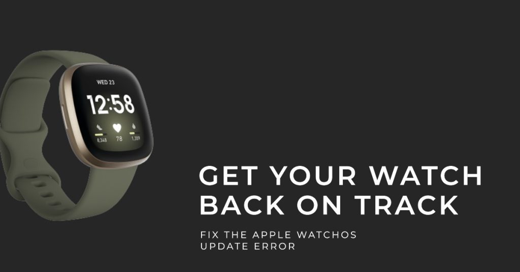 Refresh wireless connections to fix Apple WatchOS update error