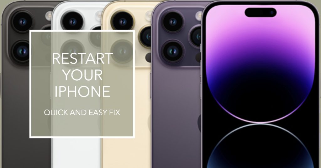 Top 5 Ways to Fix Black Spots on iPhone Camera 3 Restart your iPhone