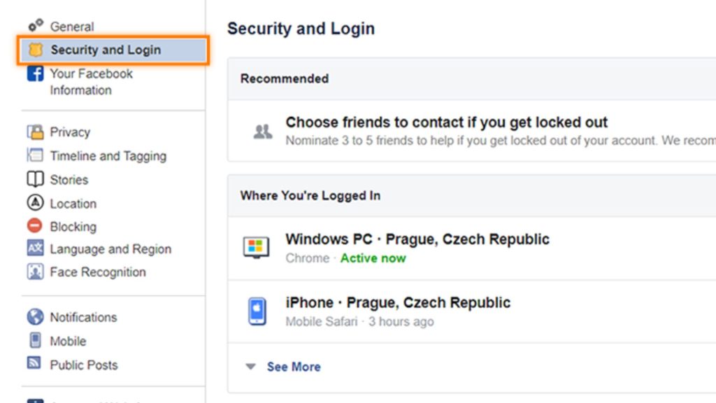 Check Your Account Security Settings