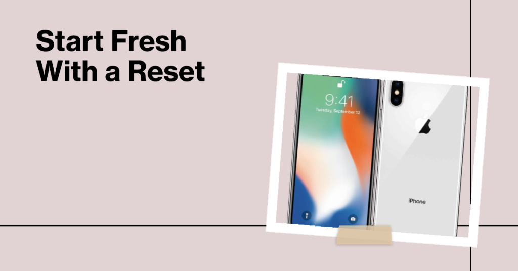 Reset your iPhone