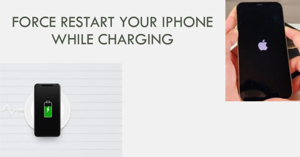 force restart iphone 12 while charging