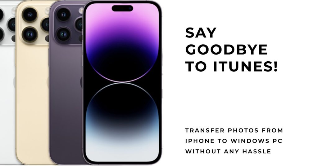 Transfer photos from iPhone to a Windows PC without using iTunes