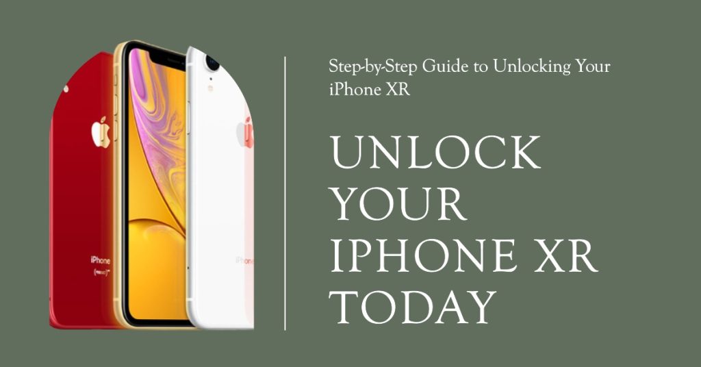How to unlock an iPhone XR