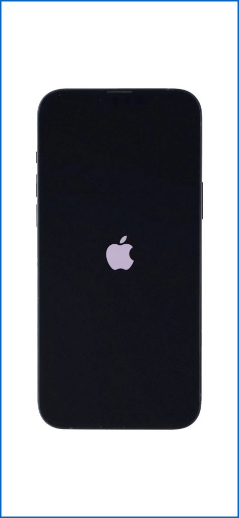 Reboot iPhone Apple logo