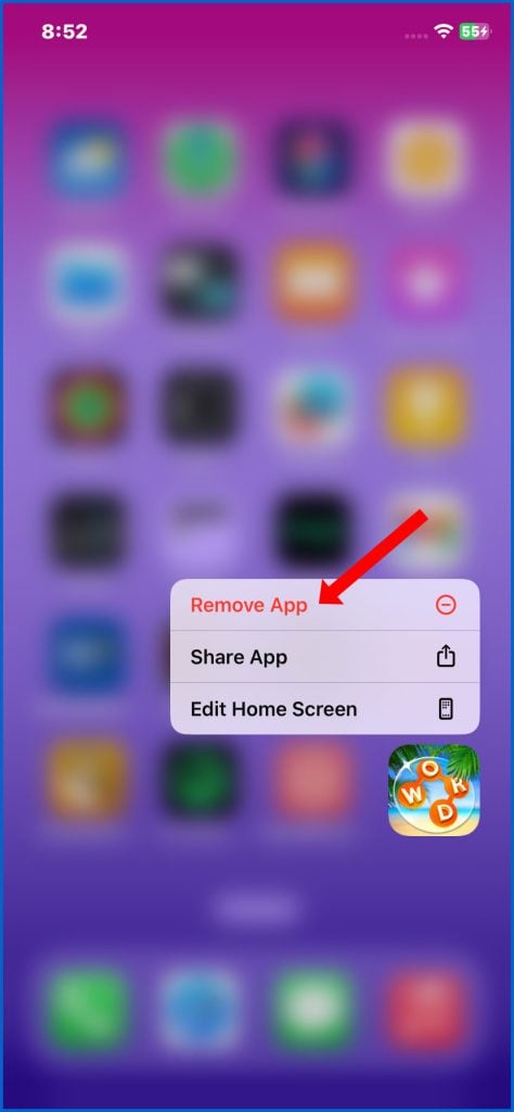 Remove App iPhone