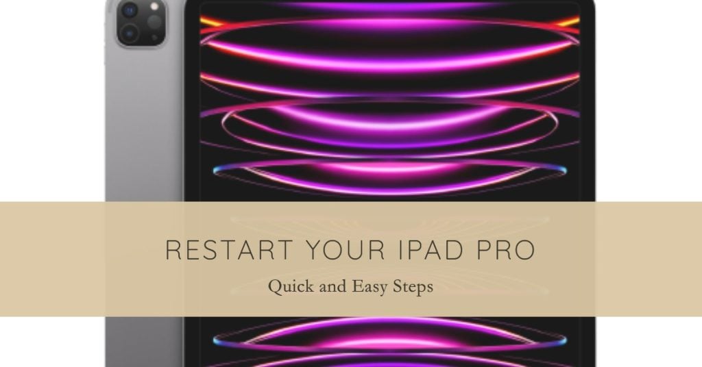 Force restart your iPad Pro