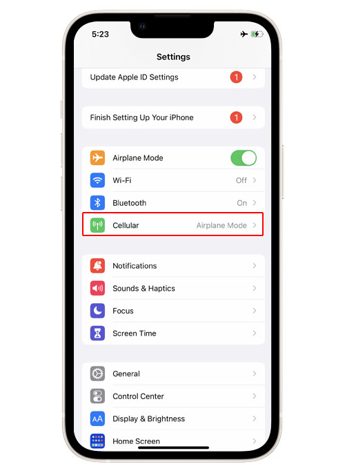 iphone 13 wifi and mobile data not working