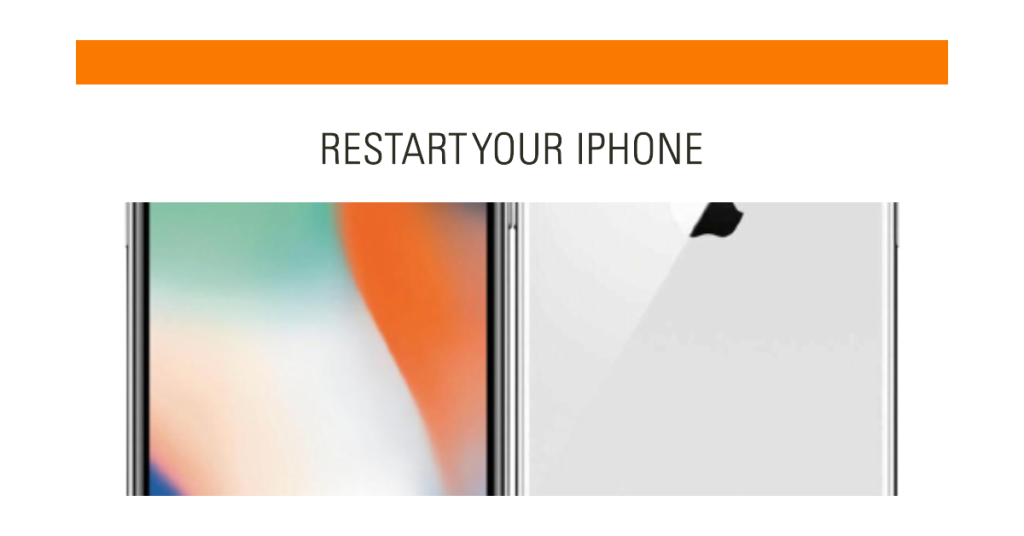 Reboot your iPhone