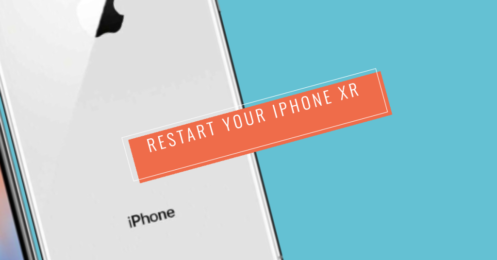 force close running apps then force restart your iPhone XR