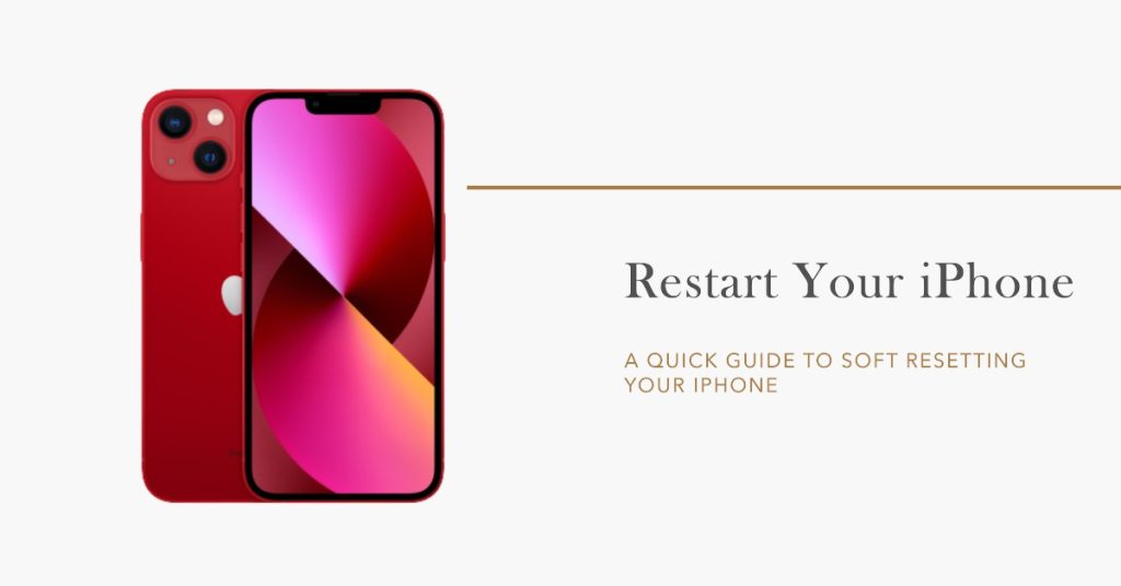 soft reset your iPhone