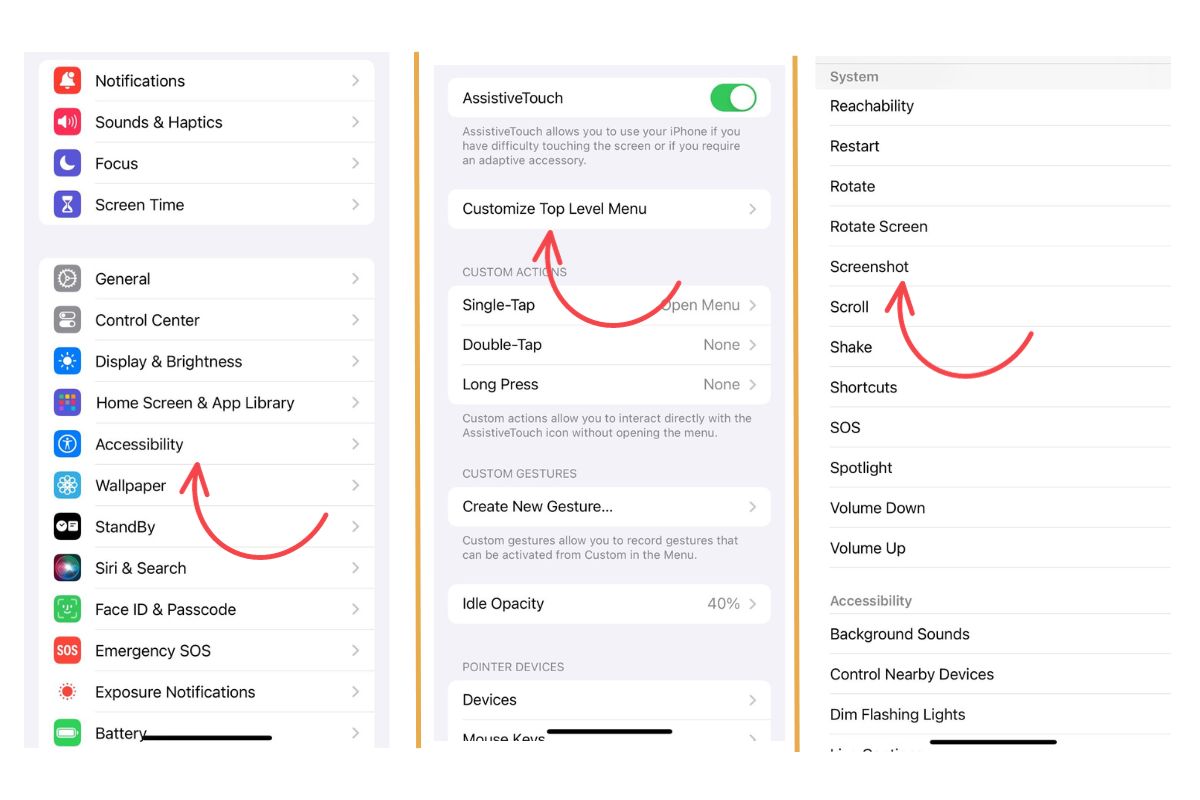 Ultimate Guide: How to Screenshot on iPhone 8 and 8 Plus 3 Assistive touch