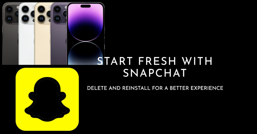 Delete Snapchat then re-install