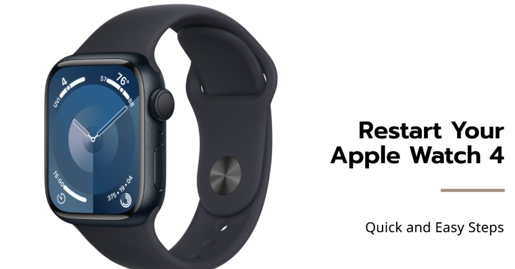 Reboot your Apple Watch 4