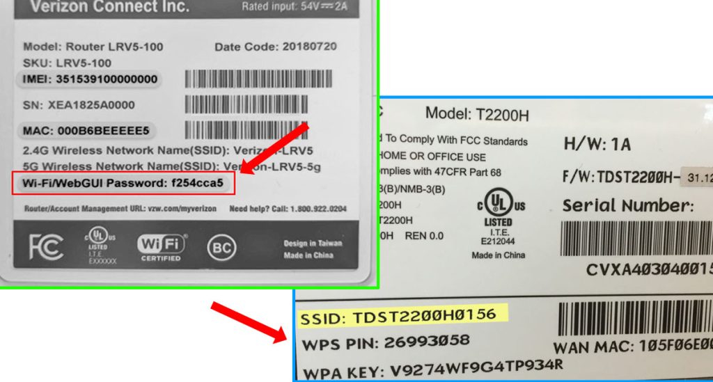 wifi password router settings