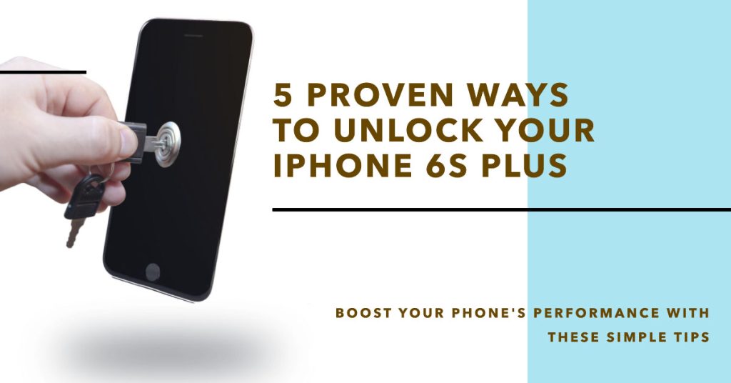 5 Ways to Unlock Your iPhone 6s Plus When You've Forgotten Your Passcode