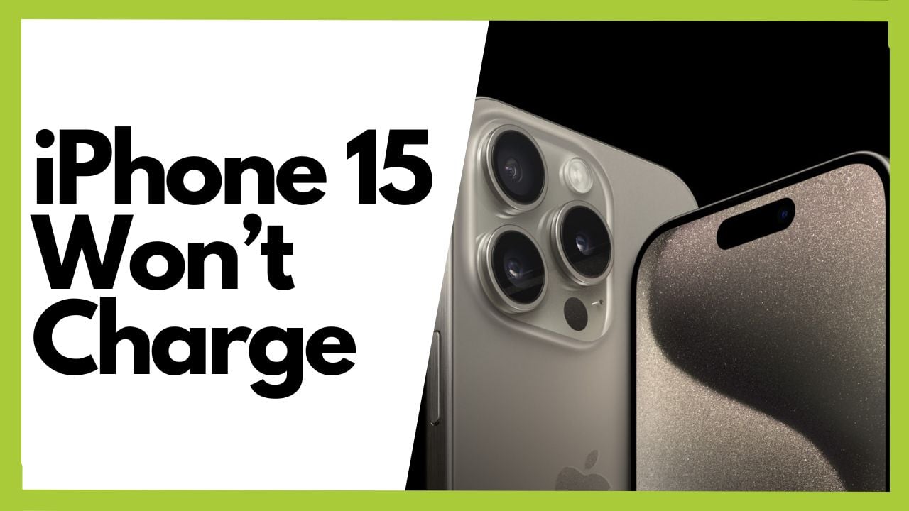 iphone 15 wont charge