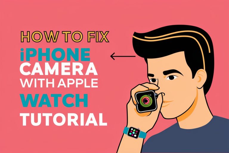 How To Fix iPhone Camera Control With Apple Watch Tutorial
