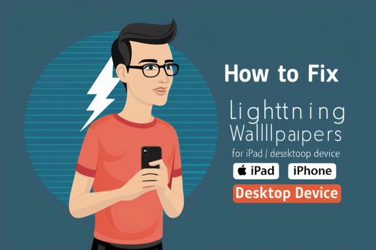 How to Fix Lightning Wallpapers for Ipad Iphone Desktop Device