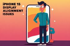 iPhone 15 display alignment issues