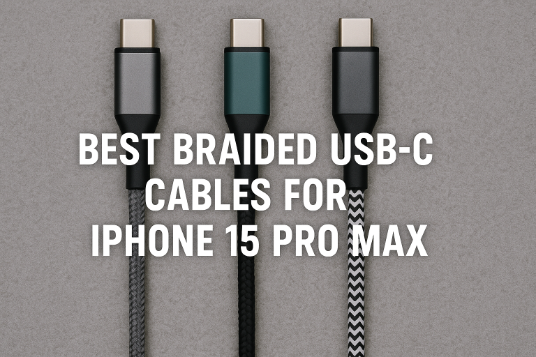 5 Best Braided USB-C Cables for iPhone 15 Pro Max
