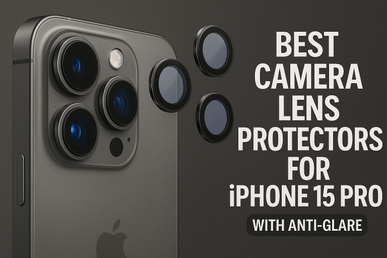 5 Best Camera Lens Protectors for iPhone 15 Pro with Anti-Glare