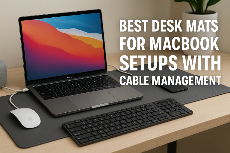 5 Best Desk Mats for MacBook Setups with Cable Management