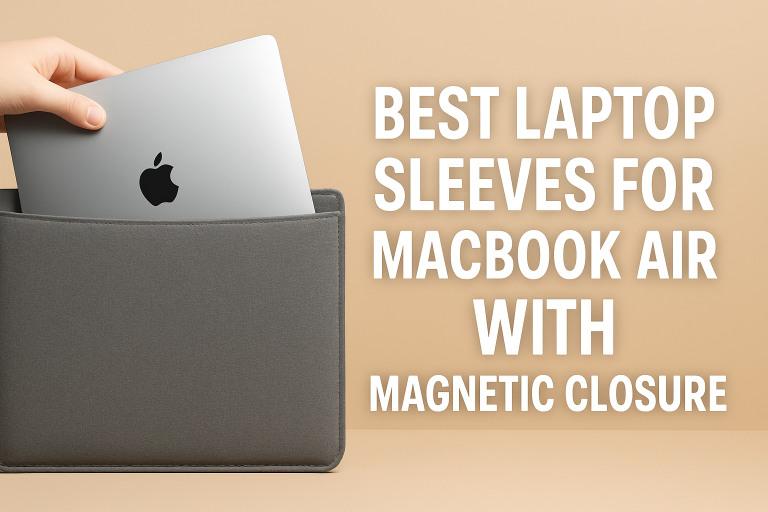 5 Best Laptop Sleeves for MacBook Air with Magnetic Closure