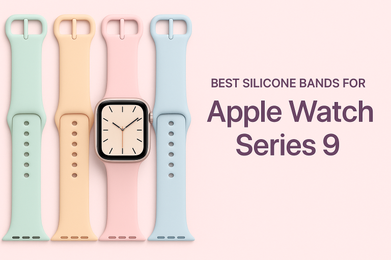 5 Best Silicone Bands for Apple Watch Series 9 in Pastel Colors