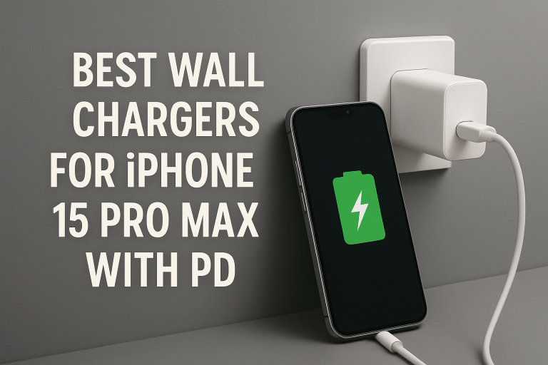 5 Best Wall Chargers for iPhone 15 Pro Max with PD