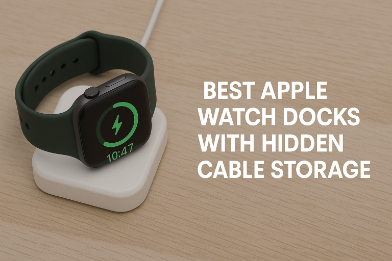 5 Best Apple Watch Docks with Hidden Cable Storage