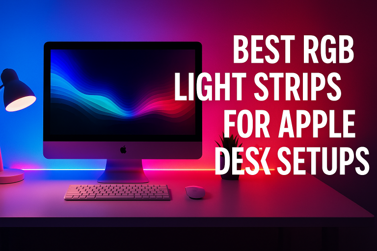5 Best RGB Light Strips for Apple Desk Setups
