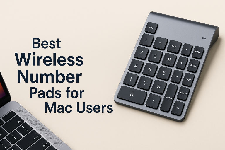 5 Best Wireless Number Pads for Mac Users